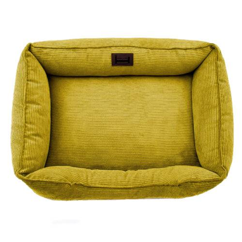 Лежак Harley and Cho для котів і собак різних розмірів (гірчичний)