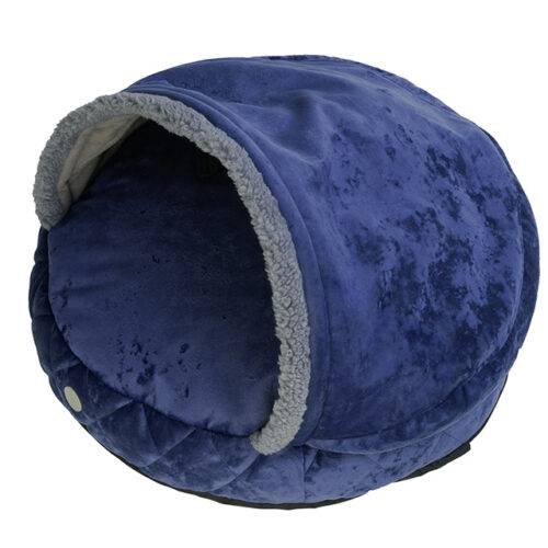 Будиночок-норка від Harley and Cho для котів і собак (синій)