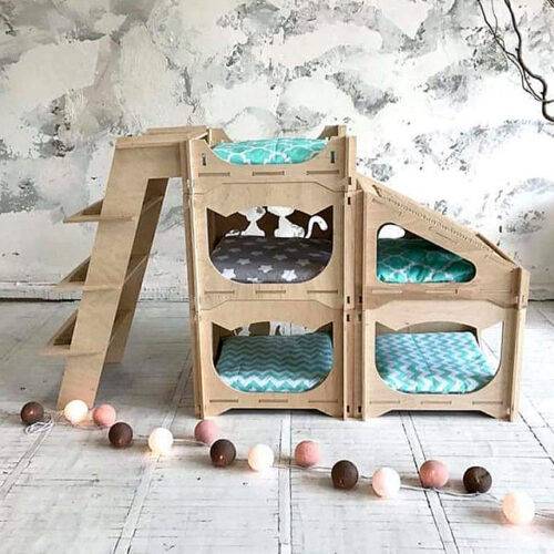 Комплекс із 4 модулів зі сходинками-дряпками