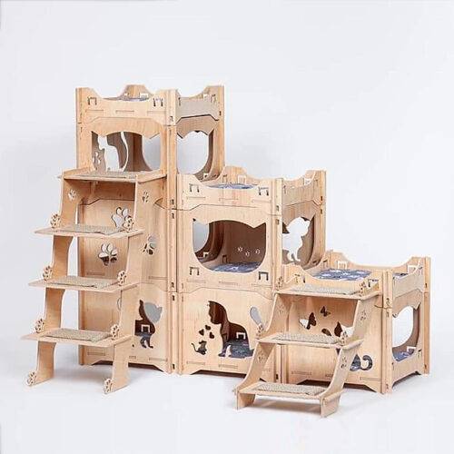 Комплекс з 6 модулів зі сходинками-дряпками