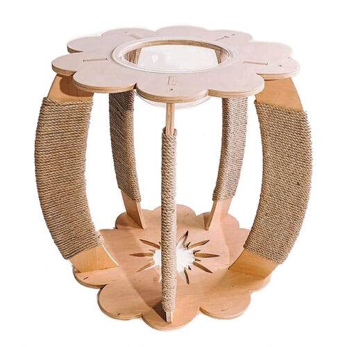 Scratching post "Daisy" for small kittens with a sphere on top