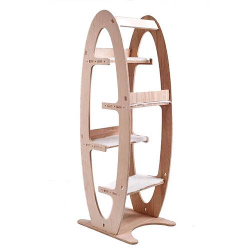 Тумба "Яйце" з лежанками для кошенят на декілька полиць