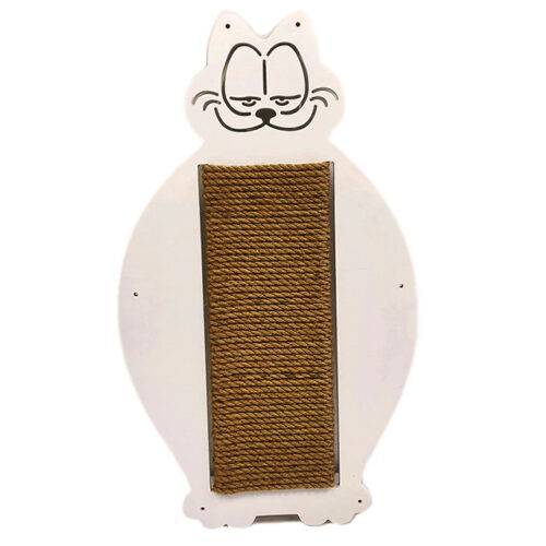 Vertical wall scratcher white, 65 cm high