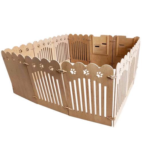 Ясла-трансформер 150*150 см древесного кольору