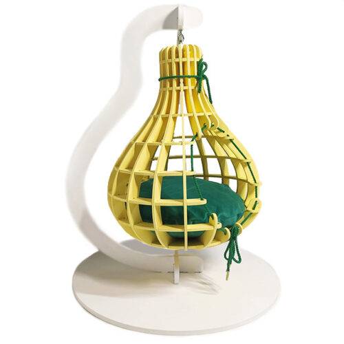 Лежанка-гойдалка для котів у формі груши