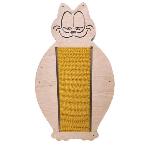 Yellow vertical wall scratcher 65 cm high