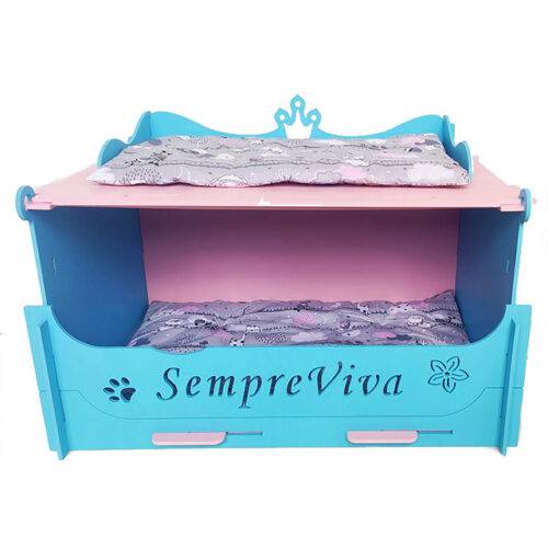 Материнський бокс рожево-блакитний фарбований із назвою вашого розплідника