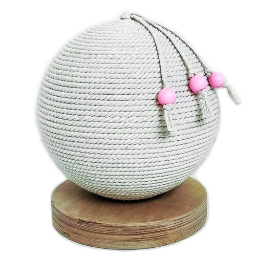 White scratching post