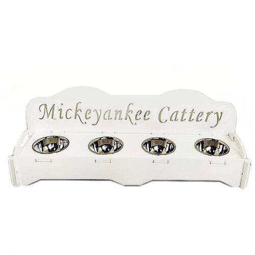 Годівниця для кошенят і цуценят із іменем улюбленця чи назвою розплідника