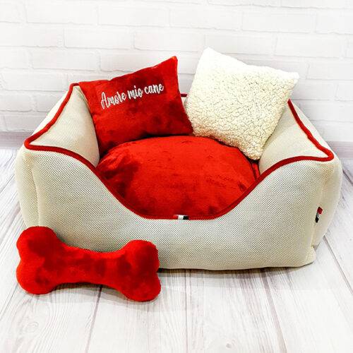 Bed for dogs and cats 55*70 cm made of breathable fabric