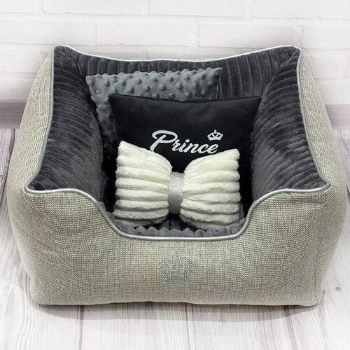 Bed for dogs and cats 52*52 cm gray