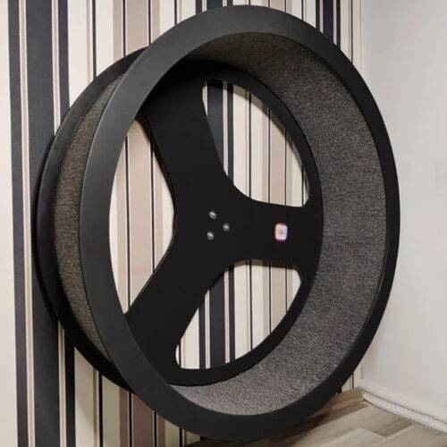 Wall-Mounted Cat Wheel Grey (Choose the Size)