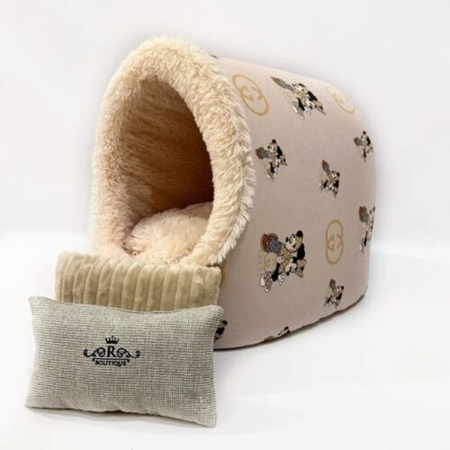 Будиночок-лежанка для мініатюрних котів і собак з Мікі Маусом