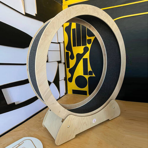 Cat Treadmill Natural Varnished Wood (Choose the Size)