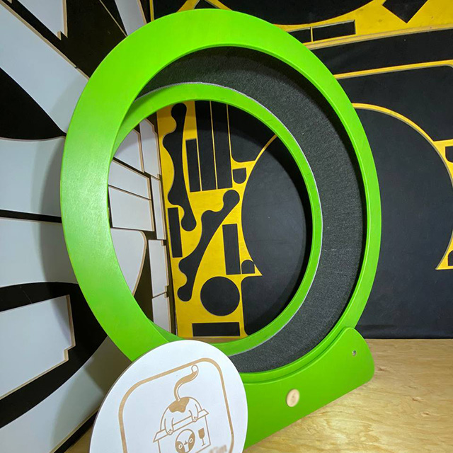 Wall-Mounted Wheel for Cat in White Color (Choose the Size) koleso2