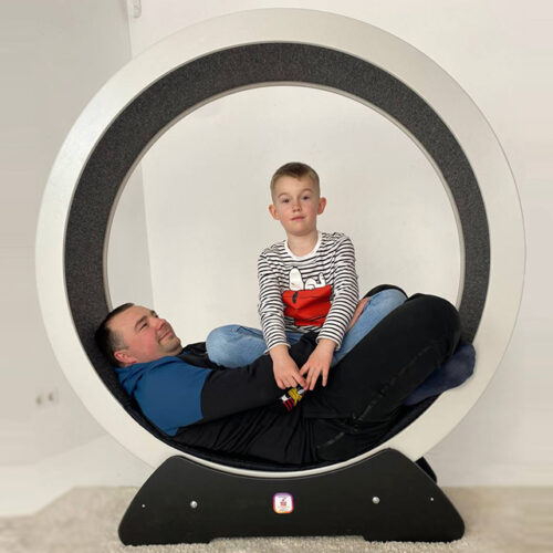 огромное колесо для кота