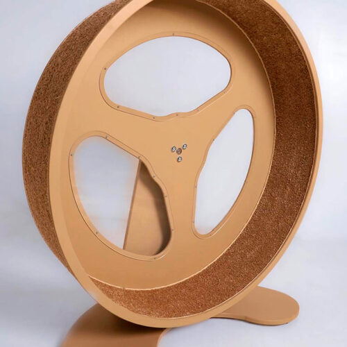 Lacquered Cat Wheel on a Stand in Different Sizes